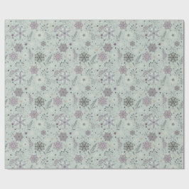 Papel De Regalo Nieve Vintage