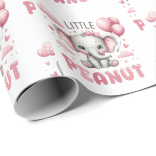 Papel De Regalo Niña adorable pequeño cacahuete 