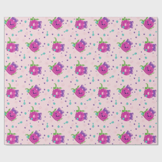 Papel De Regalo Niña Bebé Pulpo Kawaii