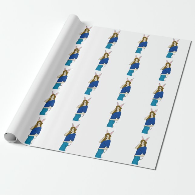 Papel De Regalo niñera (Desenrollado)