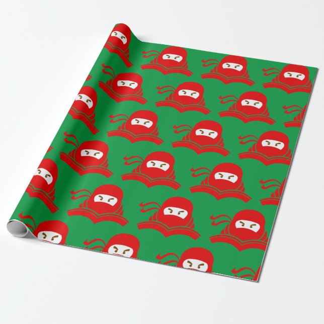 Papel De Regalo Ninja (Desenrollado)