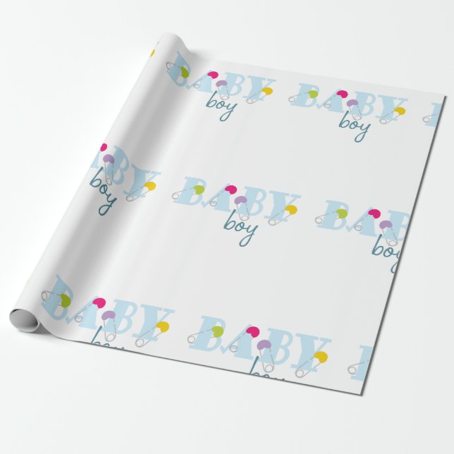 Papel De Regalo Niño bebé (Desenrollado)
