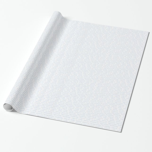 Papel De Regalo Niño bebé azul (Desenrollado)
