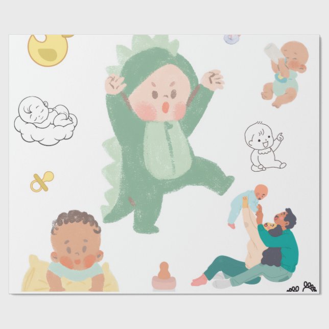 Papel De Regalo niños (Superficie plana)