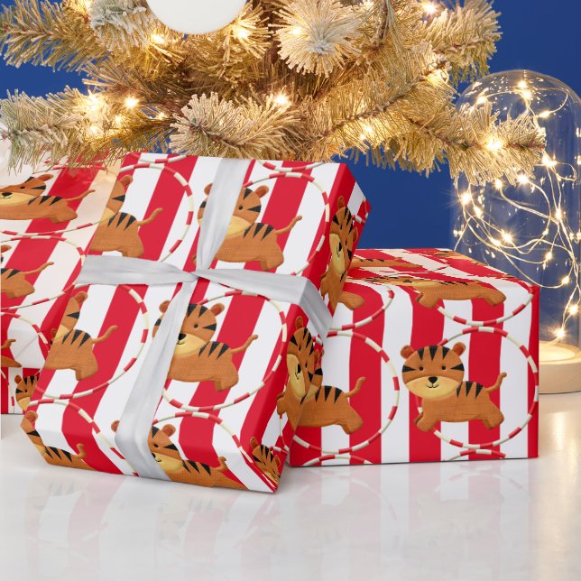 Papel De Regalo Niños circo carnaval fiesta de cumpleaños personal (Vacaciones)