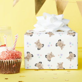 Papel De Regalo Niños Cute Caballos Animales De La Granja De Barny