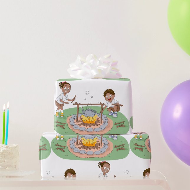 Papel De Regalo Niños de Campfire (Subido por el creador)