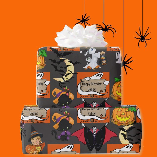 Papel De Regalo Niños de Halloween nombran a la personalidad del c (Subido por el creador)