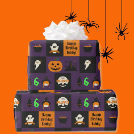 Papel De Regalo Niños de Halloween nombran a la personalidad del c
