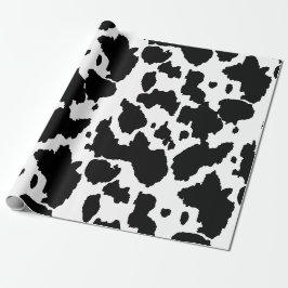 Papel De Regalo Niños Vaca de Cumpleaños Ocultar Imprimir