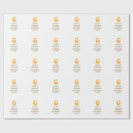 Papel De Regalo Nivel 5 desbloqueado bloqueo naranja marrón feliz