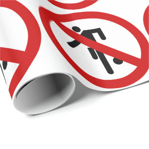 Papel De Regalo NO Ball Games ⚠ Thai Park Rótulo ⚠