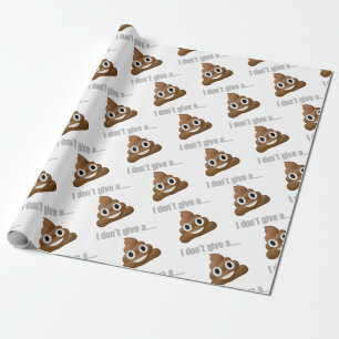 Papel De Regalo no doy una emoji del impulso