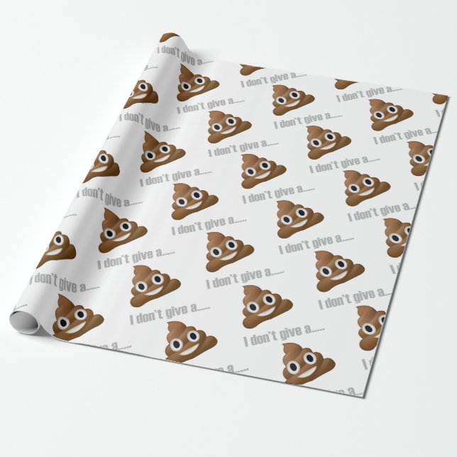 Papel De Regalo no doy una emoji del impulso (Desenrollado)