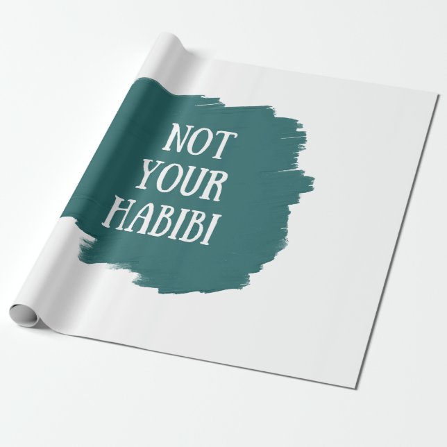 Papel De Regalo No es tu Habibi (Desenrollado)