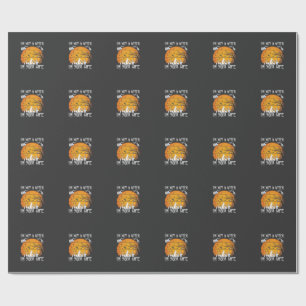 Papel De Regalo No Esposa Bruja Halloween Atardecer Caldero_1