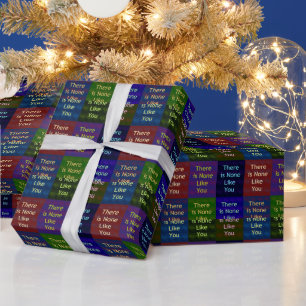 Papel De Regalo "No Hay Ninguno Como Tú": La cuadrícula mosaico Co