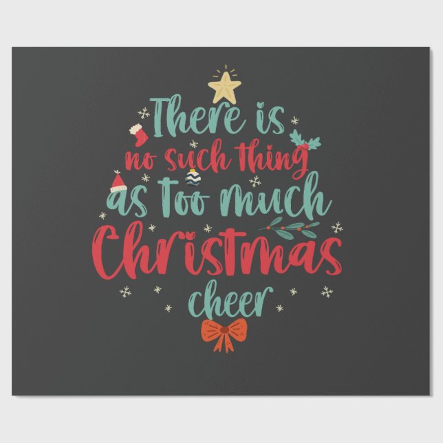 Papel De Regalo No hay tal cosa mientras muchos Navidades celebran (Superficie plana)