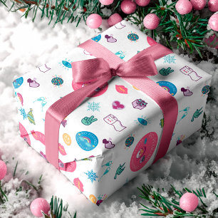 Papel De Regalo No hay un patrón de Emoji de Navidades con ganas y