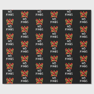 Papel De Regalo No Kings América Protesta Democracia Anti-Trump I