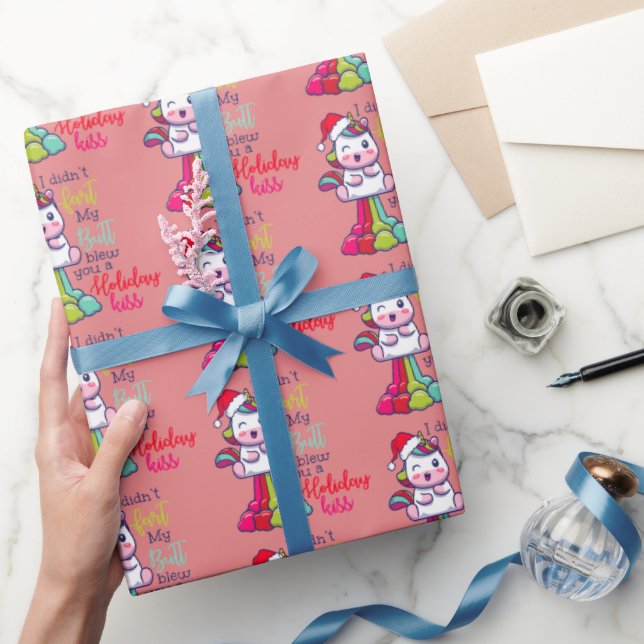 Papel De Regalo No me fastidié con mi trasero... te hice un beso d (Regalar)