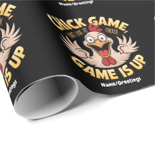 Papel De Regalo No Mires al Pollo El Juego Divertido