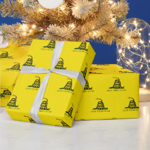 Papel De Regalo No Pisaré en Ti Bandera Gadsden