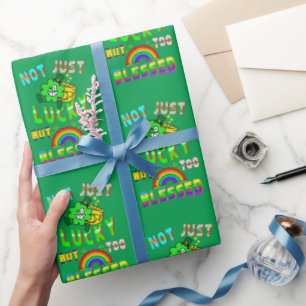 Papel De Regalo No Sólo Suerte, Sino También Bendecida.