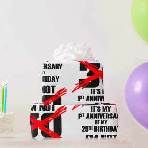 Papel De Regalo No soy 30