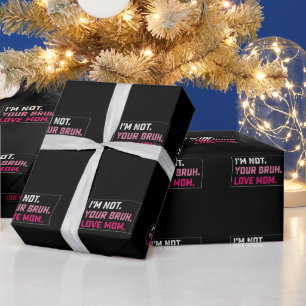 Papel De Regalo No soy tu hermano amor, madre Groovy, el día de la