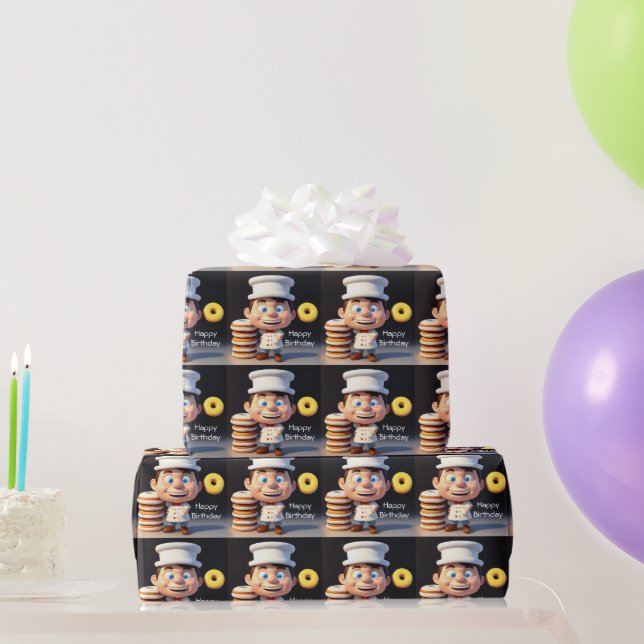 Papel De Regalo No toques mis donuts, ajuste de regalo de cumpleañ (Regalos de fiesta)