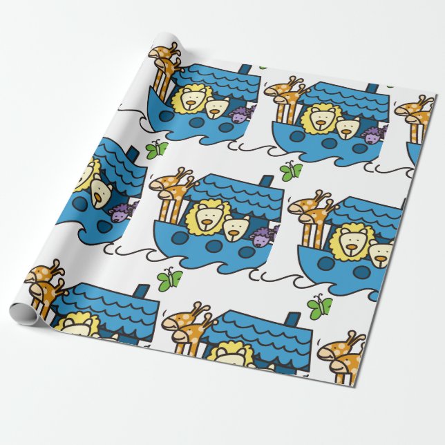 Papel De Regalo Noahs Ark (Desenrollado)