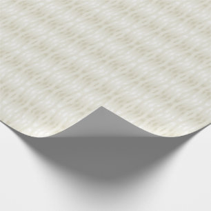 Papel De Regalo Noble texturizado beige claro y blanco