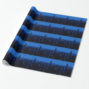Papel De Regalo Noche azul de Nueva York
