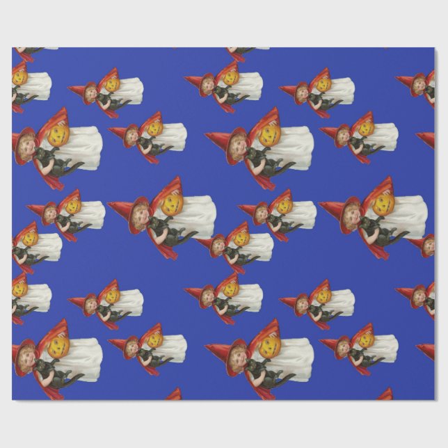 Papel De Regalo Noche de Brujas en Halloween (Superficie plana)