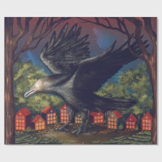 Papel De Regalo Noche de Halloween de Raven Moonlight