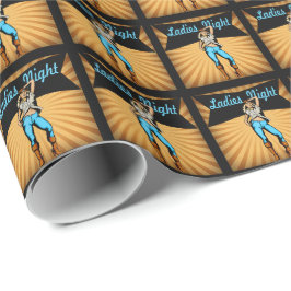 Papel De Regalo Noche de las Vaqueras de Occidente