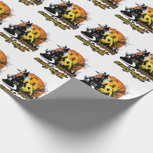 Papel De Regalo Noche de miedo de Halloween