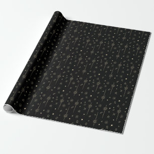 Papel De Regalo Noche Estelar Estrella Celestial