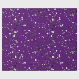 Papel De Regalo Noche estrella - púrpura