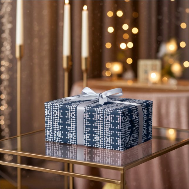 Papel De Regalo Noche estrellada - Futurista Marina Azul en todas  (Anniversaries, Holidays, Special Celebrations)