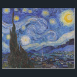 Papel De Regalo Noche estrellada: Saint Remy de Vincent Van Gogh<br><div class="desc">El año es 1889. Vincent Van Gogh es un paciente del asilo de Saint-Paul-de-Mausole en Saint-Rémy-de-Provence, Francia. Está sufriendo una enfermedad mental, y sus médicos le han aconsejado que se quede en casa y evite pintar. Pero Van Gogh no puede resistir el impulso de crear, y pasa sus días pintando...</div>