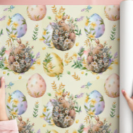 Papel De Regalo Noche floral de primavera de la fiesta de los cone