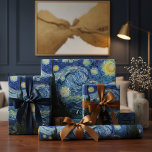 Papel De Regalo Noche Van Gogh Starry<br><div class="desc">Sorprende a tus seres queridos envolviendo sus regalos en una de las pinturas más famosas del mundo. ¡Haga que cada momento cuente!</div>