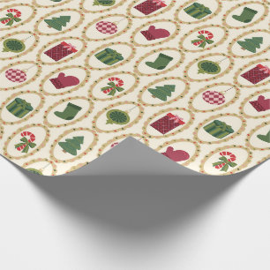 Papel De Regalo Nochebuena vintage