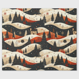 Papel De Regalo Noir Noël - House