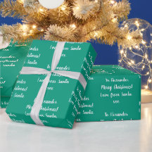 Nombrar El Amor De Los Navidades De Santa Emerald 
