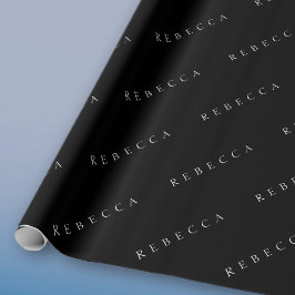 Papel De Regalo Nombre clásico (o palabra)