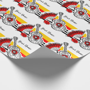 Papel De Regalo Nombre de banda clásica de souvenirs españoles