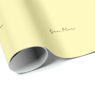 Papel De Regalo Nombre de caligrafía de secuencia de comandos eleg